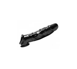 Fuk Tool Penis Sheath & Ball Stretcher Black 